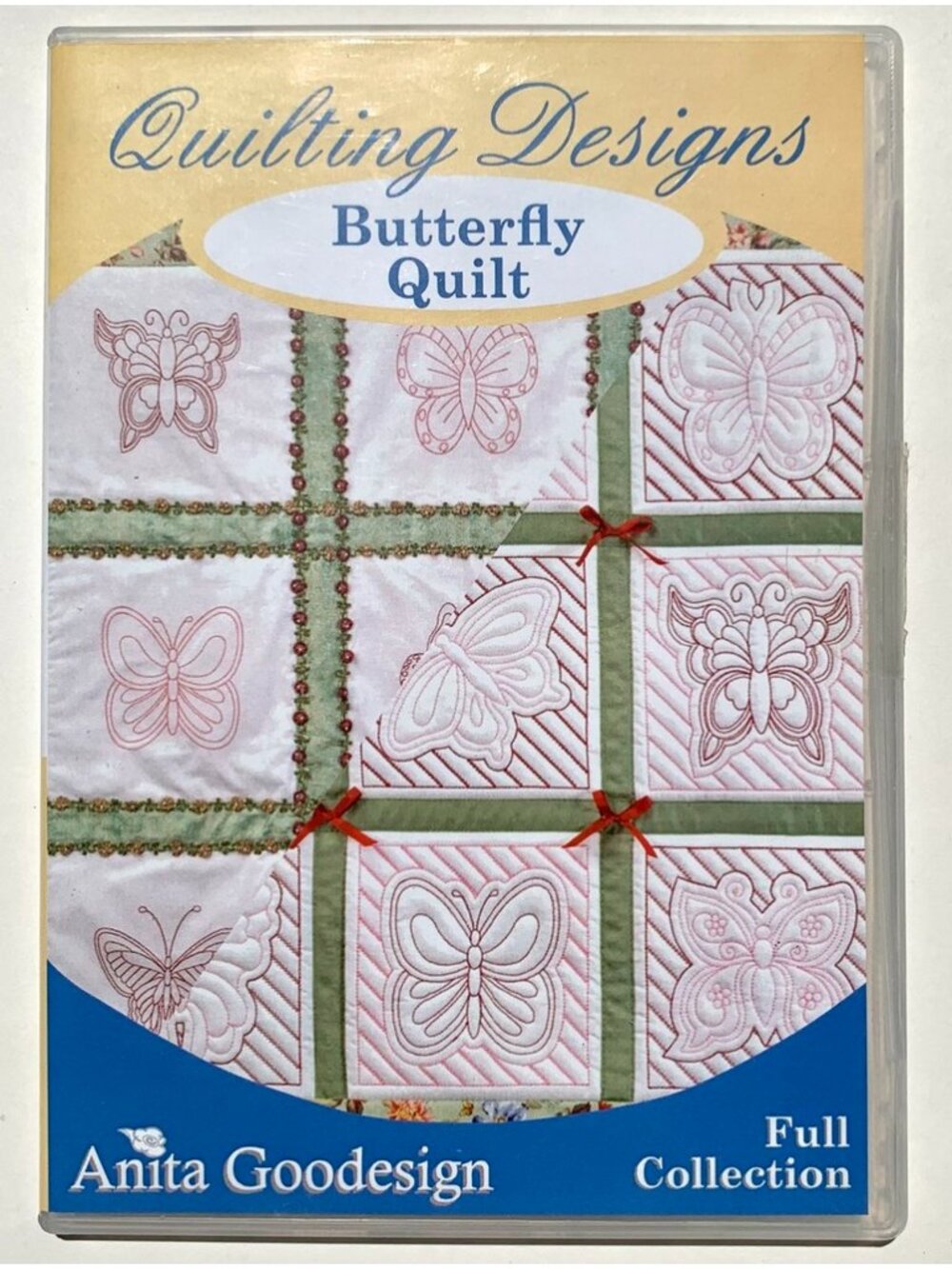 Anita Goodesign Butterfly Quilt Embroidery Machine Design CD 117AGHD 120 Designs
